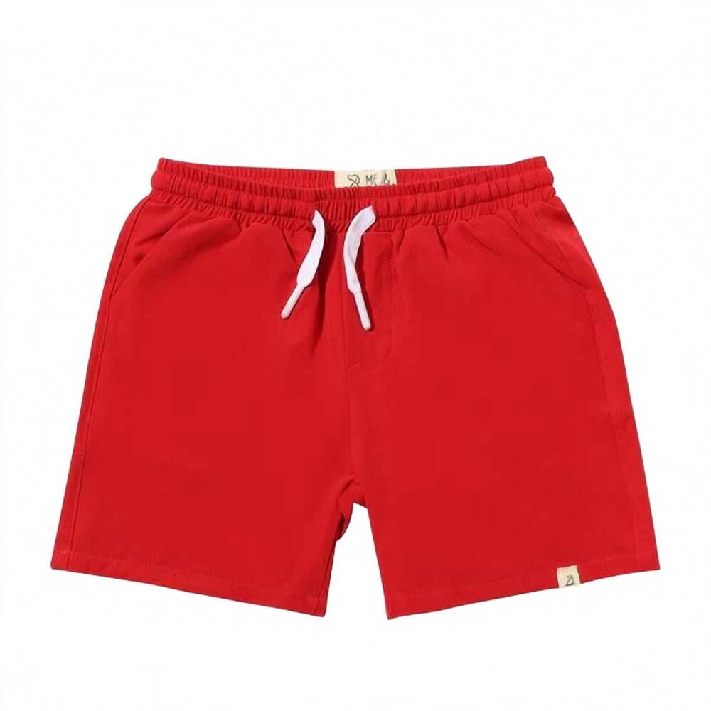 NEW ME & HENRY boy's surf swim shorts in red